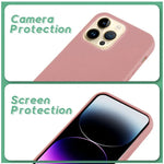 Carcasa COOL para iPhone 14 Pro Max Eco Biodegradable Rosa - PixelPlaza