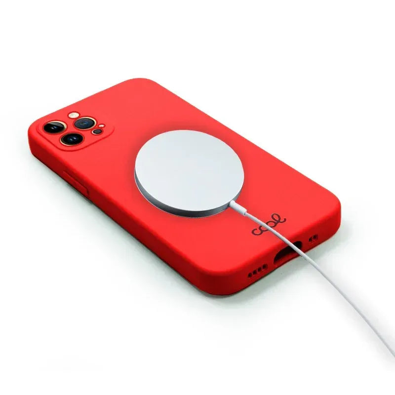 Carcasa COOL Para iPhone 14 Pro Max Magnética Cover Rojo - PixelPlaza