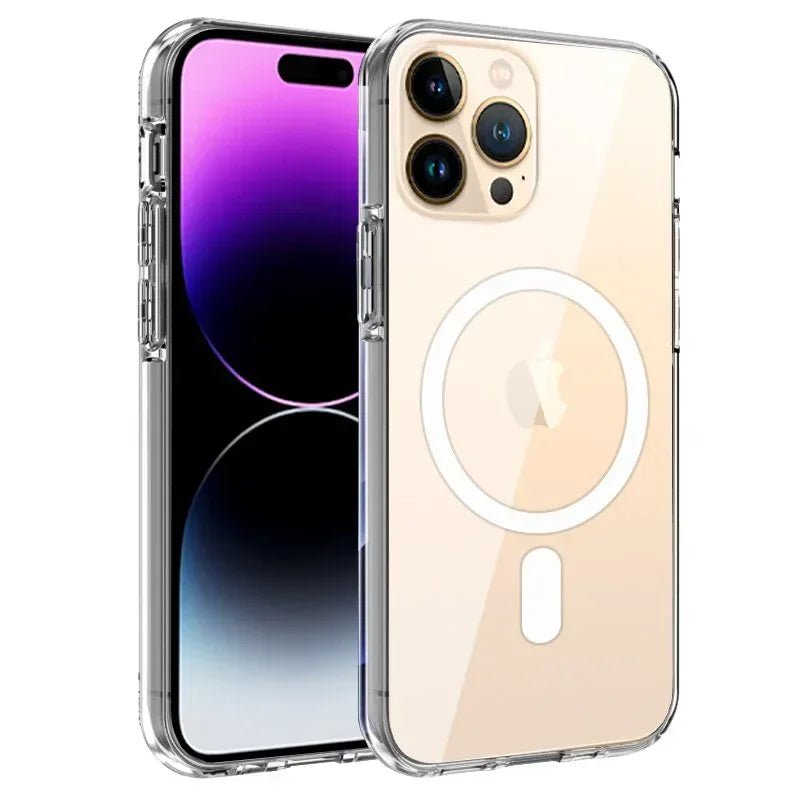 Carcasa COOL para iPhone 14 Pro Max Magnética Transparente - PixelPlaza