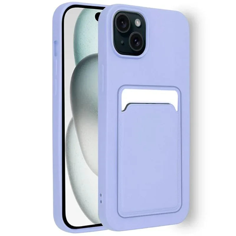 Carcasa COOL para iPhone 15 Card Violeta - PixelPlaza