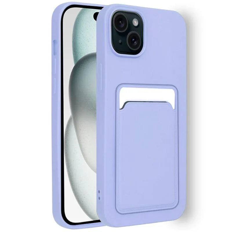 Carcasa COOL para iPhone 15 Card Violeta - PixelPlaza