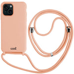 Carcasa COOL para iPhone 15 Cordón Liso Rosa - PixelPlaza