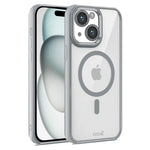 Carcasa COOL para iPhone 15 Magnética Borde Plata - PixelPlaza