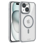 Carcasa COOL para iPhone 15 Magnética Borde Plata - PixelPlaza