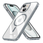 Carcasa COOL para iPhone 15 Magnética Borde Plata - PixelPlaza