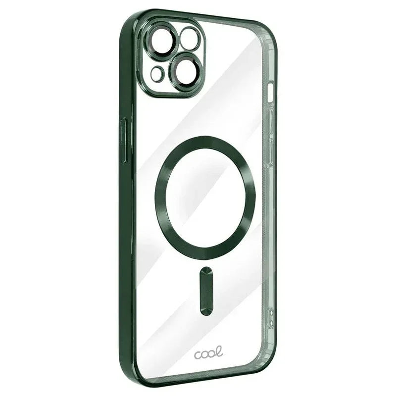 Carcasa COOL para iPhone 15 Magnética Borde Verde - PixelPlaza