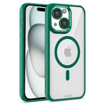 Carcasa COOL para iPhone 15 Magnética Borde Verde - PixelPlaza