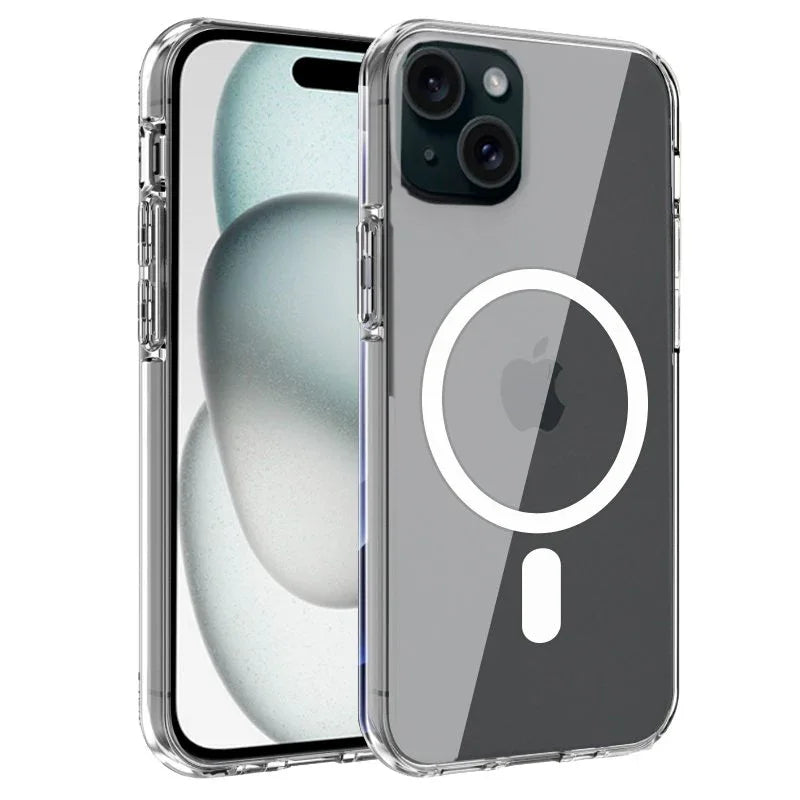 Carcasa COOL para iPhone 15 Magnética Transparente - PixelPlaza