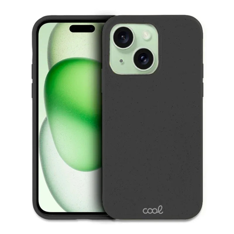 Carcasa COOL para iPhone 15 Plus Eco Biodegradable Negro - PixelPlaza