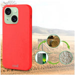 Carcasa COOL para iPhone 15 Plus Eco Biodegradable Rojo - PixelPlaza
