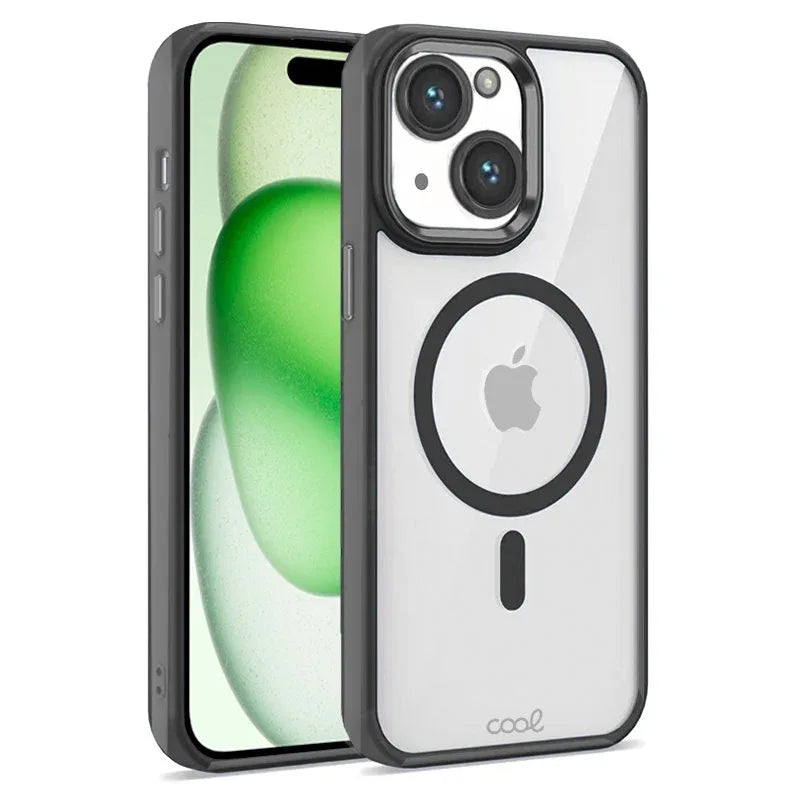 Carcasa COOL para iPhone 15 Plus Magnética Borde Negro - PixelPlaza
