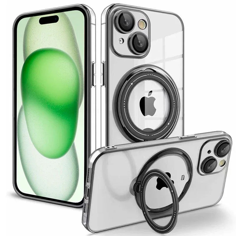 Carcasa COOL para iPhone 15 Plus Magnética Ring Negro - PixelPlaza