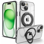 Carcasa COOL para iPhone 15 Plus Magnética Ring Negro - PixelPlaza