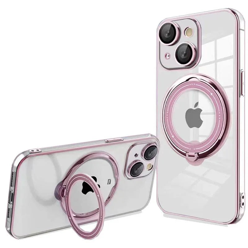 Carcasa COOL para iPhone 15 Plus Magnética Ring Rosa - PixelPlaza