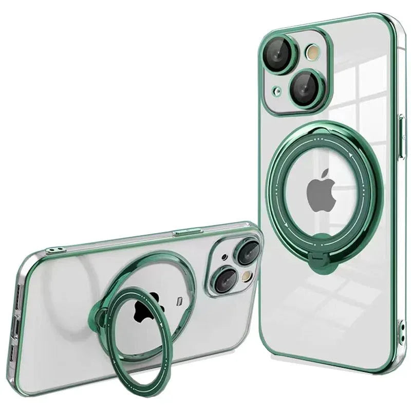 Carcasa COOL para iPhone 15 Plus Magnética Ring Verde - PixelPlaza