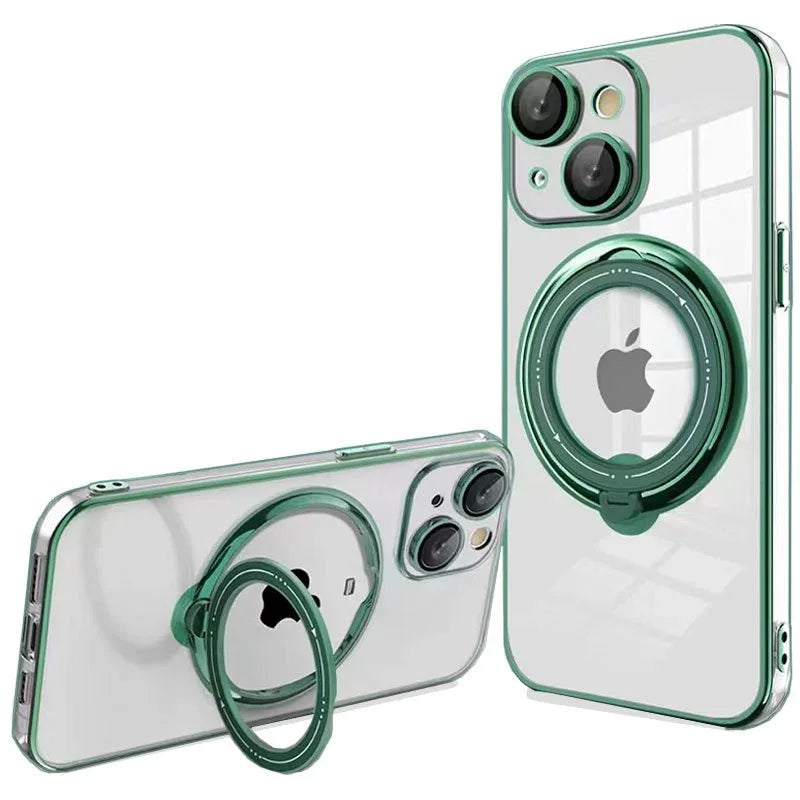 Carcasa COOL para iPhone 15 Plus Magnética Ring Verde - PixelPlaza