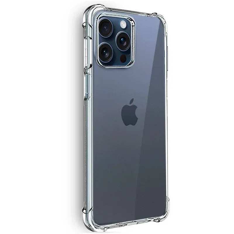 Carcasa COOL para iPhone 15 Pro AntiShock Transparente - PixelPlaza