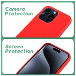 Carcasa COOL para iPhone 15 Pro Eco Biodegradable Rojo - PixelPlaza