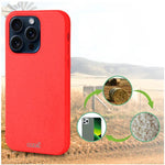 Carcasa COOL para iPhone 15 Pro Eco Biodegradable Rojo - PixelPlaza