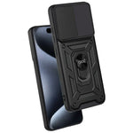 Carcasa COOL para iPhone 15 Pro Hard Ring Negro - PixelPlaza
