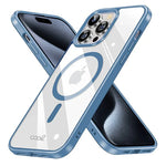 Carcasa COOL para iPhone 15 Pro Magnética Borde Azul - PixelPlaza