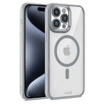 Carcasa COOL para iPhone 15 Pro Magnética Borde Plata - PixelPlaza