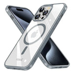 Carcasa COOL para iPhone 15 Pro Magnética Borde Plata - PixelPlaza