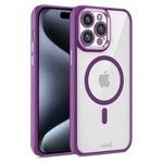 Carcasa COOL para iPhone 15 Pro Magnética Borde Violeta - PixelPlaza