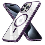 Carcasa COOL para iPhone 15 Pro Magnética Borde Violeta - PixelPlaza