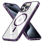 Carcasa COOL para iPhone 15 Pro Magnética Borde Violeta - PixelPlaza