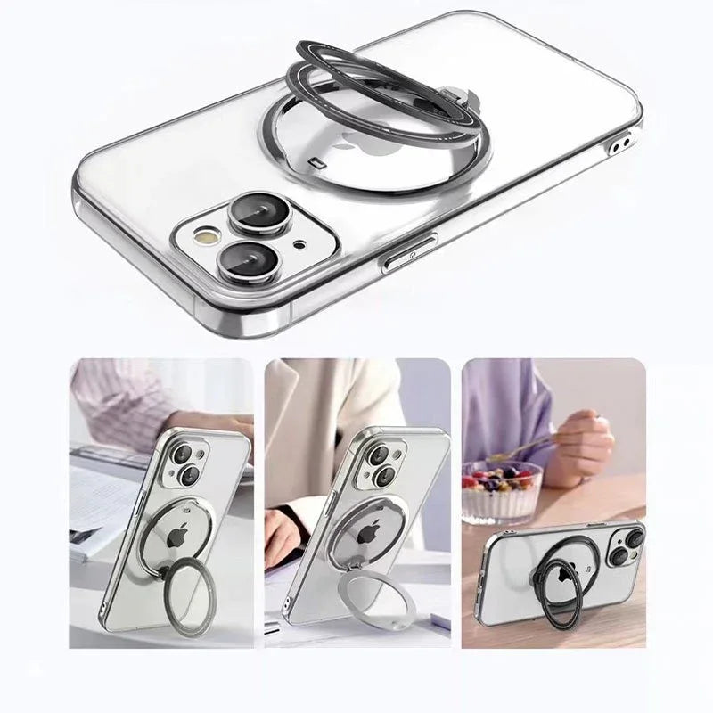 Carcasa COOL para iPhone 15 Pro Magnética Ring Rosa - PixelPlaza