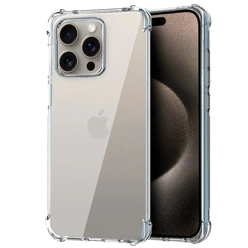 Carcasa COOL para iPhone 15 Pro Max AntiShock Transparente - PixelPlaza