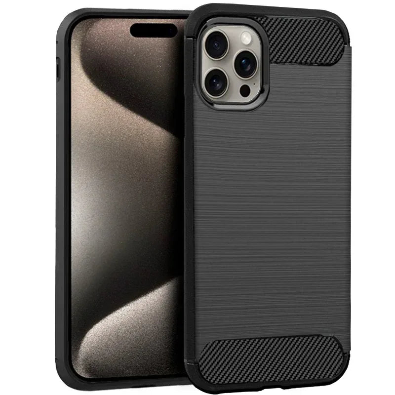 Carcasa COOL para iPhone 15 Pro Max Carbón Negro - PixelPlaza