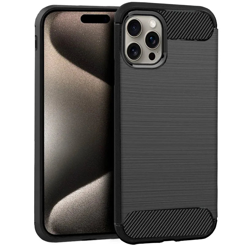 Carcasa COOL para iPhone 15 Pro Max Carbón Negro - PixelPlaza