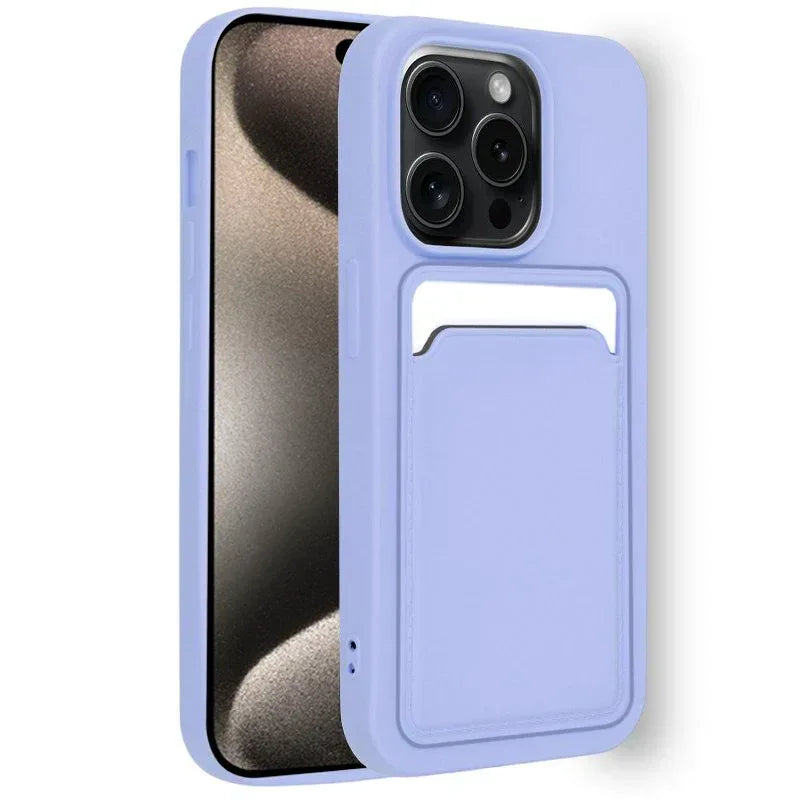 Carcasa COOL para iPhone 15 Pro Max Card Violeta - PixelPlaza