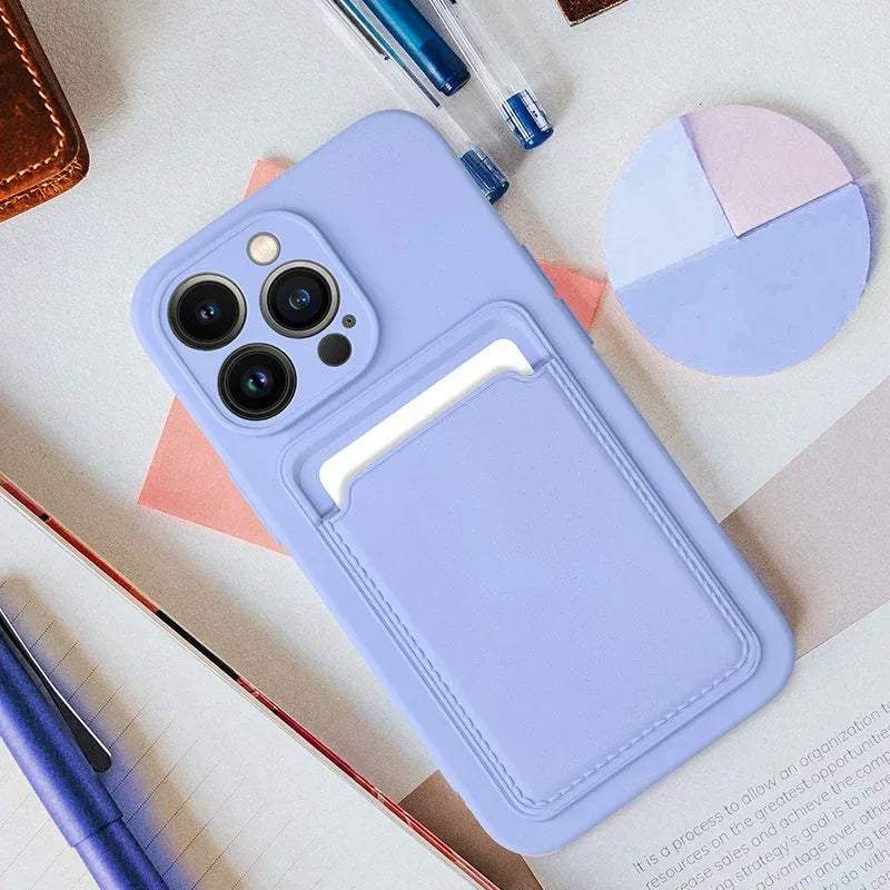 Carcasa COOL para iPhone 15 Pro Max Card Violeta - PixelPlaza