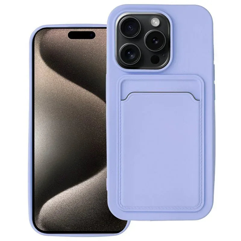 Carcasa COOL para iPhone 15 Pro Max Card Violeta - PixelPlaza