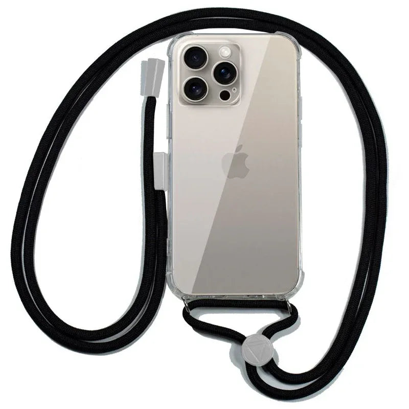 Carcasa COOL para iPhone 15 Pro Max Cordón Negro - PixelPlaza