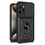 Carcasa COOL para iPhone 15 Pro Max Hard Ring Negro - PixelPlaza