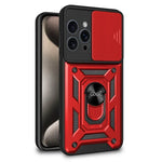 Carcasa COOL para iPhone 15 Pro Max Hard Ring Rojo - PixelPlaza