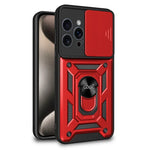 Carcasa COOL para iPhone 15 Pro Max Hard Ring Rojo - PixelPlaza