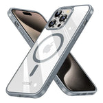 Carcasa COOL para iPhone 15 Pro Max Magnética Borde Plata - PixelPlaza