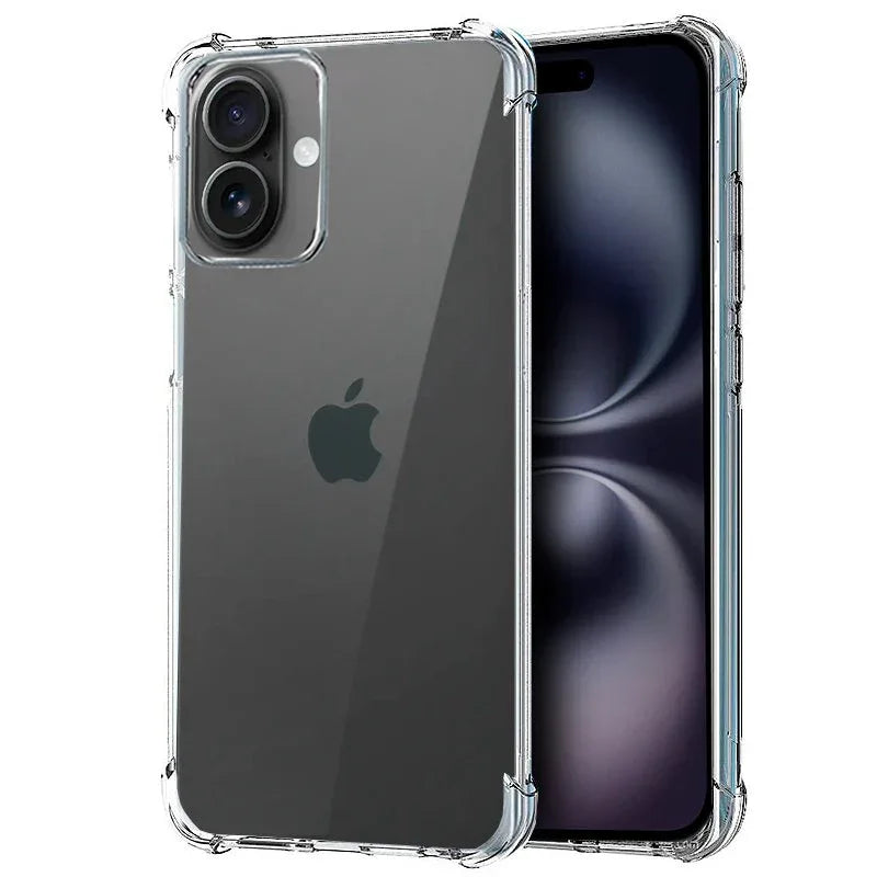 Carcasa COOL para iPhone 16 AntiShock Transparente - PixelPlaza