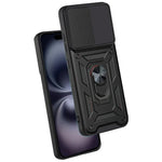 Carcasa COOL para iPhone 16 Hard Ring Negro - PixelPlaza
