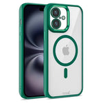 Carcasa COOL para iPhone 16 Magnética Borde Verde - PixelPlaza