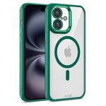 Carcasa COOL para iPhone 16 Magnética Borde Verde - PixelPlaza