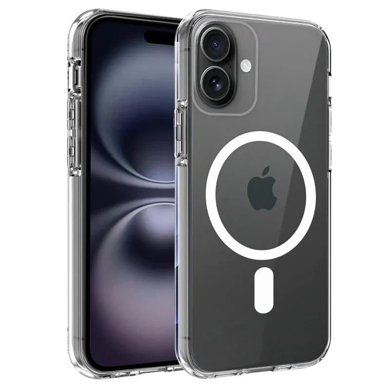 Carcasa COOL para iPhone 16 Magnética Transparente - PixelPlaza
