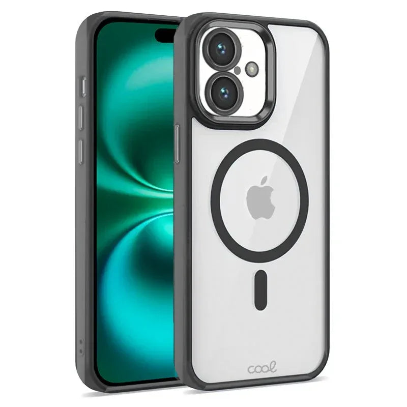 Carcasa COOL para iPhone 16 Plus Magnética Borde Negro - PixelPlaza
