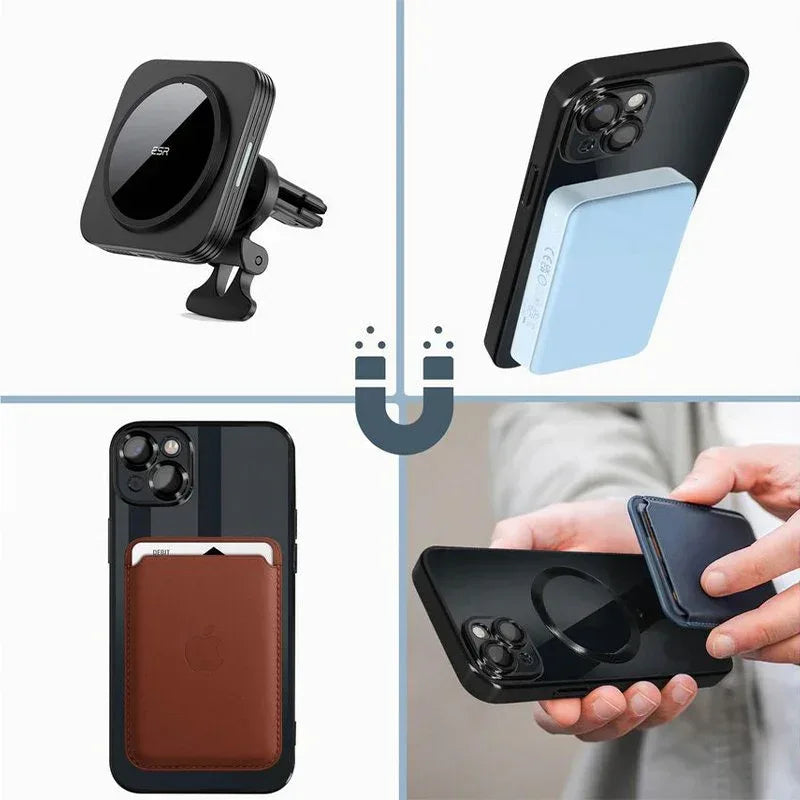 Carcasa COOL para iPhone 16 Plus Magnética Borde Negro - PixelPlaza