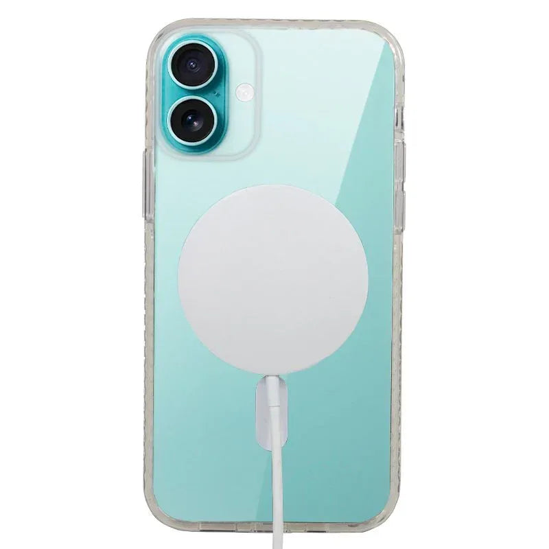 Carcasa COOL para iPhone 16 Plus Magnética Transparente - PixelPlaza